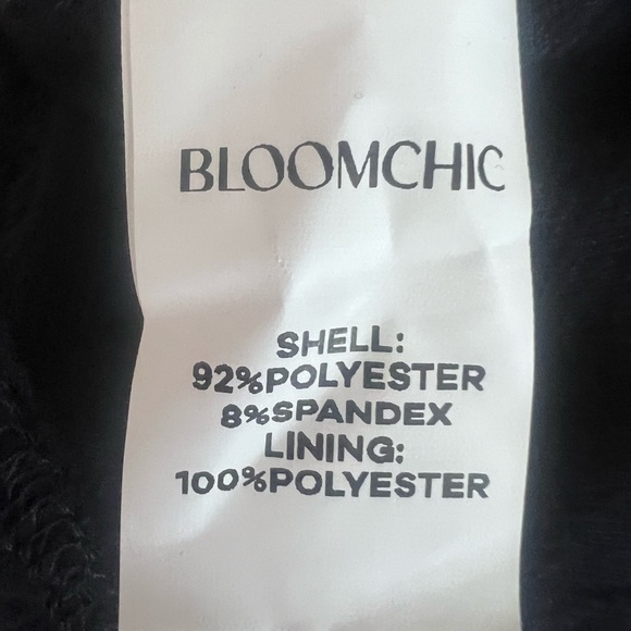 BloomChic Blue Tailored Blazer with Notched Lapel - Picture 4 of 4